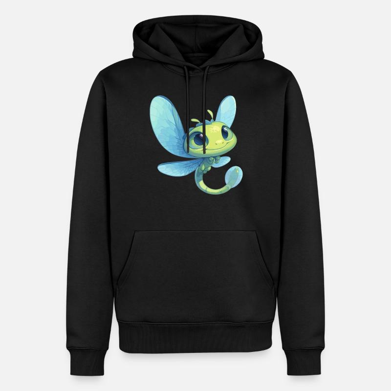 Libellules Libellule - Sweat à capuche Premium bio Homme - noir