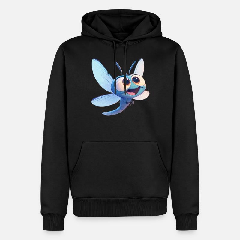 Libellules Libellule - Sweat à capuche Premium bio Homme - noir