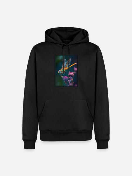 Libellules Libellule - Sweat à capuche Premium bio Homme - noir