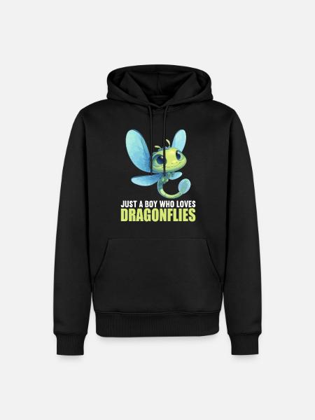 Libellules Libellule - Sweat à capuche Premium bio Homme - noir