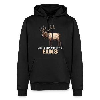 Orignal Orignal - Sweat à capuche Premium bio Homme - noir - Devant - Nico (187cm)