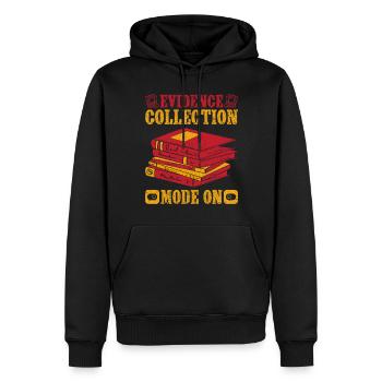 Science médico-légale Major Evidence Mode sur Forensics - Sweat à capuche Premium bio Homme - noir - Devant - Nico (187cm)