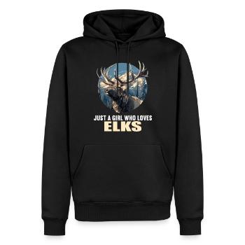 Orignal Orignal - Sweat à capuche Premium bio Homme - noir - Devant - Nico (187cm)