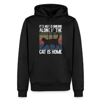 Cat Mom Gifts - Männer Premium Bio Hoodie - Schwarz - Vorne - Nico (187cm)