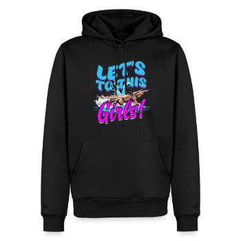 Synchronschwimmen Synchro Schwimmer - Männer Premium Bio Hoodie - Schwarz - Vorne - Nico (187cm)