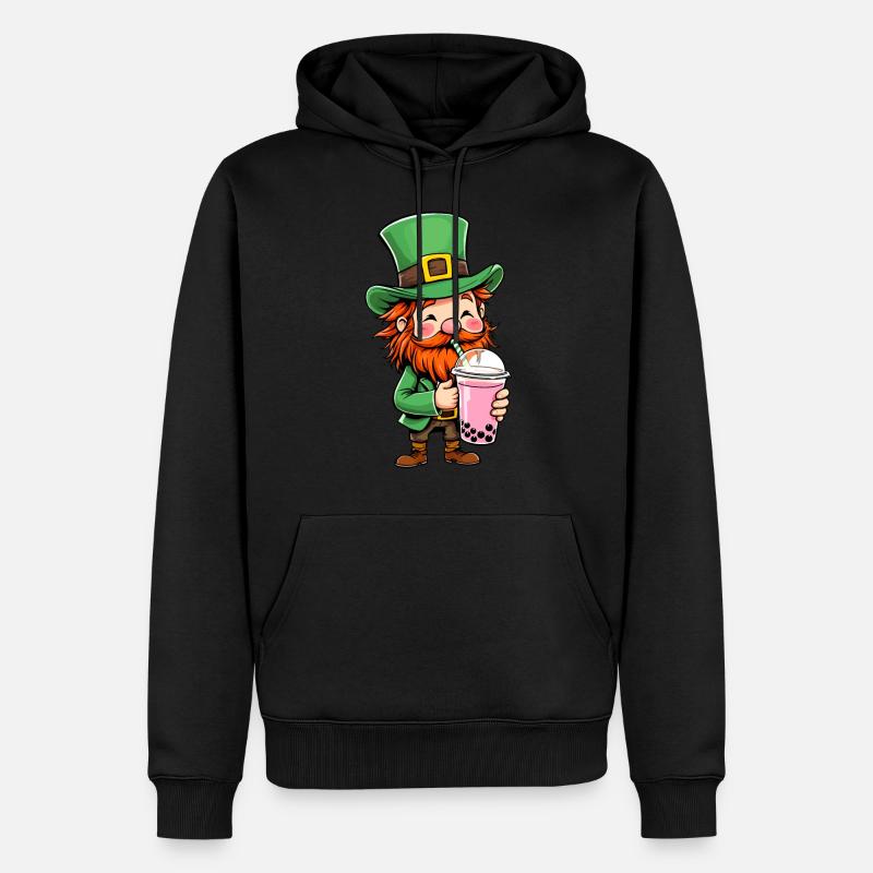 Kobold Bubble Tea - Sweat à capuche Premium bio Homme - noir