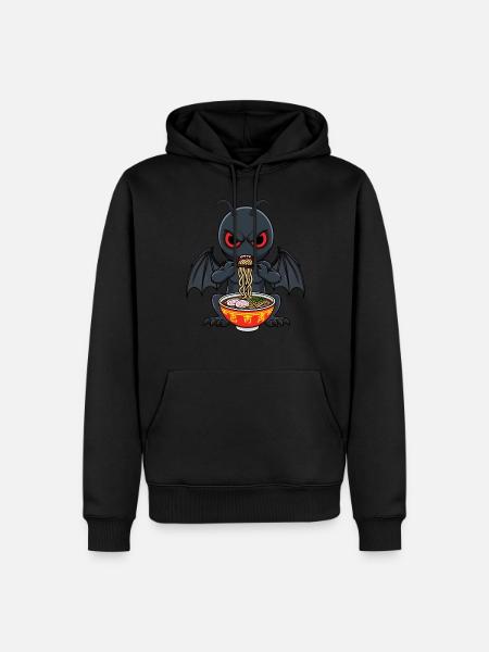 Mothman Ramen - Men’s Premium Organic Hoodie - black