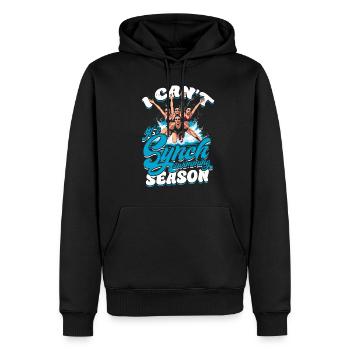 Natation synchronisée Saison de natation synchronisée - Sweat à capuche Premium bio Homme - noir - Devant - Nico (187cm)