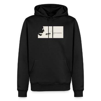phonemisPhonemische Bewusstseinswissenschaft - Männer Premium Bio Hoodie - Schwarz - Vorne - Nico (187cm)