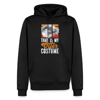 Otter Halloween That Is My Otter - Men’s Premium Organic Hoodie - black - Front - Nico (187cm)