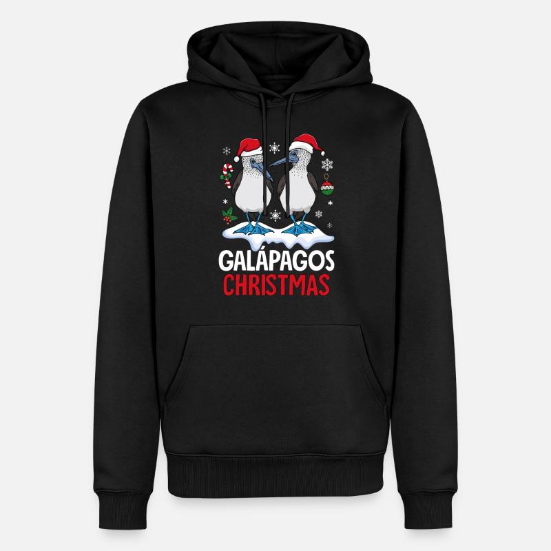 Noël aux Galapagos - Sweat à capuche Premium bio Homme - noir