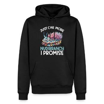Nur Noch Eine Nacktschnecke, Das Verspreche Ich - Männer Premium Bio Hoodie - Schwarz - Vorne - Nico (187cm)