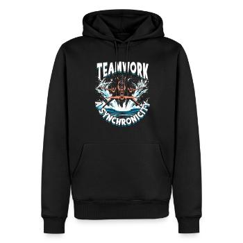 Synchronized Swimming Synchro Swimmers - Men’s Premium Organic Hoodie - black - Front - Nico (187cm)