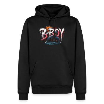 B-Boy Breakdance Hip Hop Dance Danseuse Breakdance - Sweat à capuche Premium bio Homme - noir - Devant - Nico (187cm)