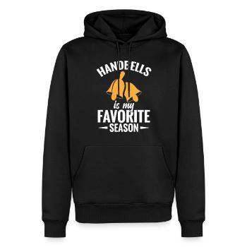 Les clochettes sont ma saison préférée - Sweat à capuche Premium bio Homme - noir - Devant - Nico (187cm)
