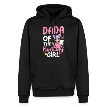Dada De La Fille D’anniversaire - Sweat à capuche Premium bio Homme - noir - Devant - Nico (187cm)