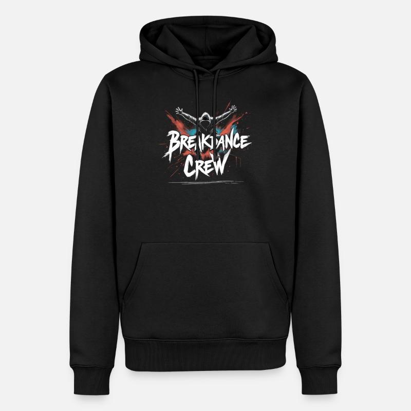 Breakdance Crew Breakdance Breakdancing Breakdance - Sweat à capuche Premium bio Homme - noir