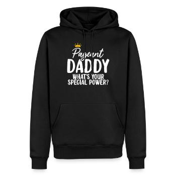 Festzug Papa Glanz Glamour Schönheitswettbewerb Vater - Männer Premium Bio Hoodie - Schwarz - Vorne - Nico (187cm)