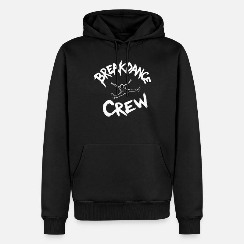 Breakdance Crew Breakdance Breakdancing Breakdance - Sweat à capuche Premium bio Homme - noir