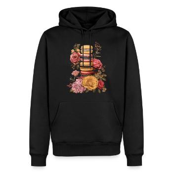 Macaron-liebhaber Macaron Baker - Männer Premium Bio Hoodie - Schwarz - Vorne - Nico (187cm)