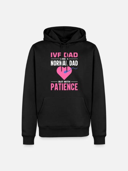 Vitro Fertilization IVF - Men’s Premium Organic Hoodie - black