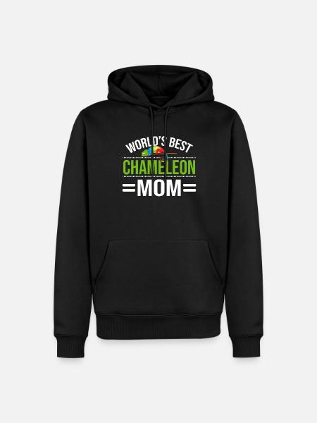 Chameleon Gifts - Männer Premium Bio Hoodie - Schwarz