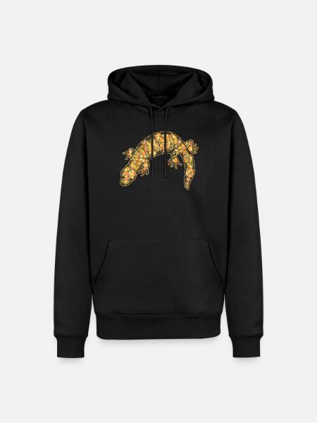 Gila Monster Geometric - Men’s Premium Organic Hoodie - black