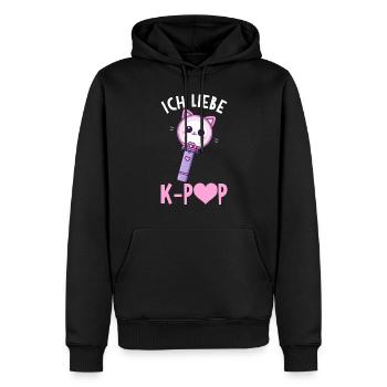K-Pop Coréen Kpop Culture Kpop Corée du Sud Danse - Sweat à capuche Premium bio Homme - noir - Devant - Nico (187cm)