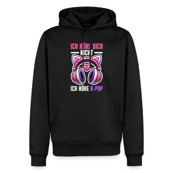 K-Pop Coréen Kpop Culture Kpop Corée du Sud Danse - Sweat à capuche Premium bio Homme - noir - Devant - Nico (187cm)