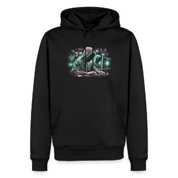 Programmierer Informatiker - Männer Premium Bio Hoodie - Schwarz - Vorne - Nico (187cm)