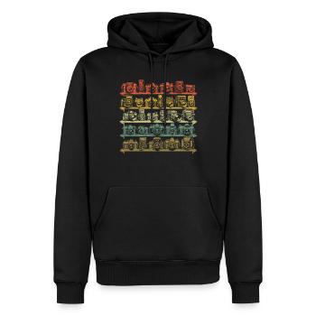 Photographer Photography Photographers Vintage - Men’s Premium Organic Hoodie - black - Front - Nico (187cm)