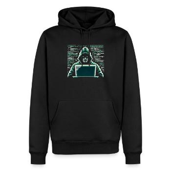 Programmierer Programmieren Informatik - Männer Premium Bio Hoodie - Schwarz - Vorne - Nico (187cm)