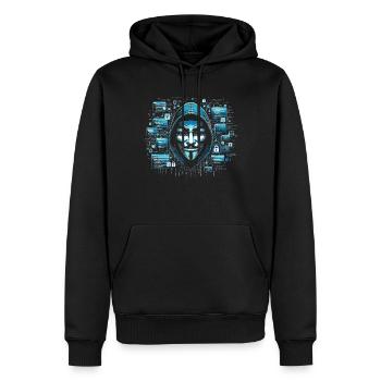 Programmierer Programmieren Informatik - Männer Premium Bio Hoodie - Schwarz - Vorne - Nico (187cm)