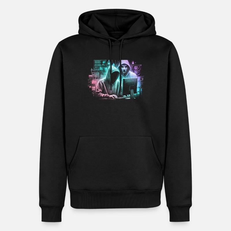 Programmeur Programmation Informatique - Sweat à capuche Premium bio Homme - noir