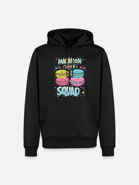 Macaron lovers Macaron Baker - Men’s Premium Organic Hoodie - black