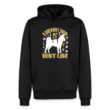 Alaskan Klee Kai - Männer Premium Bio Hoodie - Schwarz - Vorne - Nico (187cm)