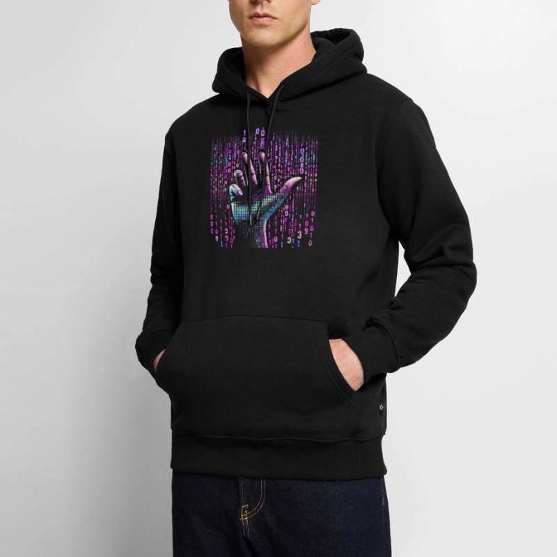Programmierer Programmieren Informatik Männer Premium Bio Hoodie