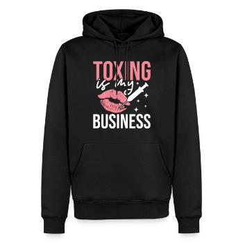 Cosmetic Nurse Toxing Is My Business - Männer Premium Bio Hoodie - Schwarz - Vorne - Nico (187cm)