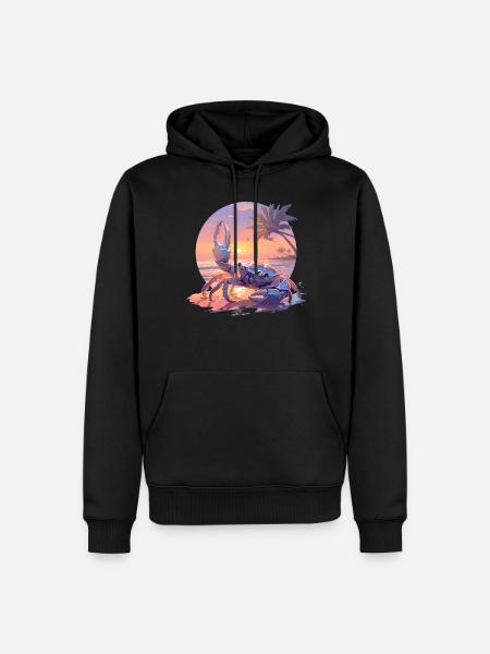 Crab Crab - Men’s Premium Organic Hoodie - black