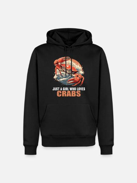 Crab Crab - Men’s Premium Organic Hoodie - black