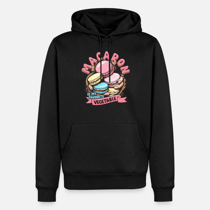 Macaron Macaronbäcker Patissier - Männer Premium Bio Hoodie - Schwarz