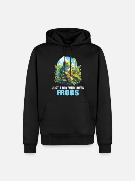 Frog Frogs - Men’s Premium Organic Hoodie - black
