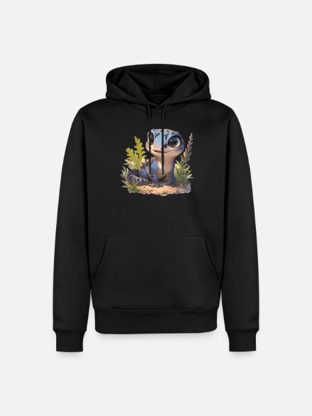 Geckos Gecko - Men’s Premium Organic Hoodie - black
