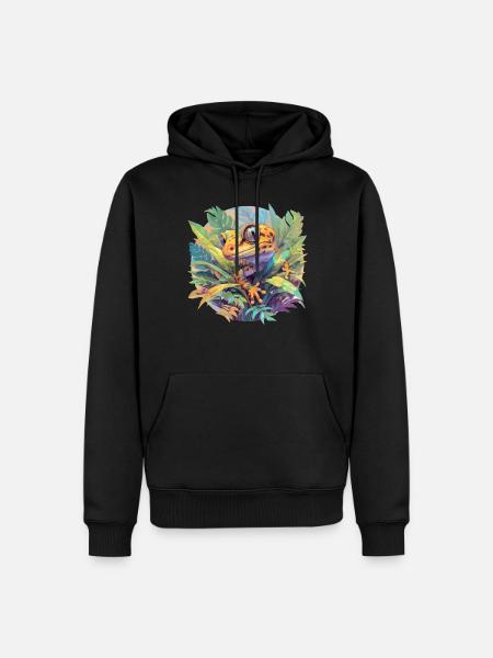 Geckos Gecko - Men’s Premium Organic Hoodie - black