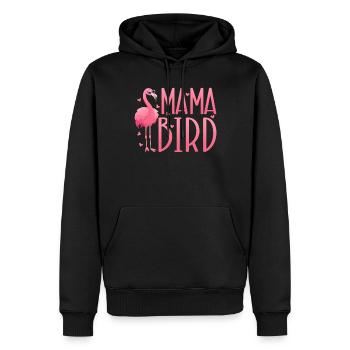 Flamingo Mama Bird Flamingo Mom Flamingo - Männer Premium Bio Hoodie - Schwarz - Vorne - Nico (187cm)