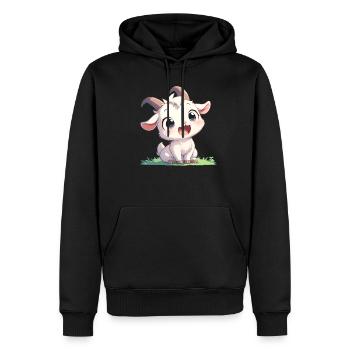 Ziegen Ziege - Männer Premium Bio Hoodie - Schwarz - Vorne - Nico (187cm)