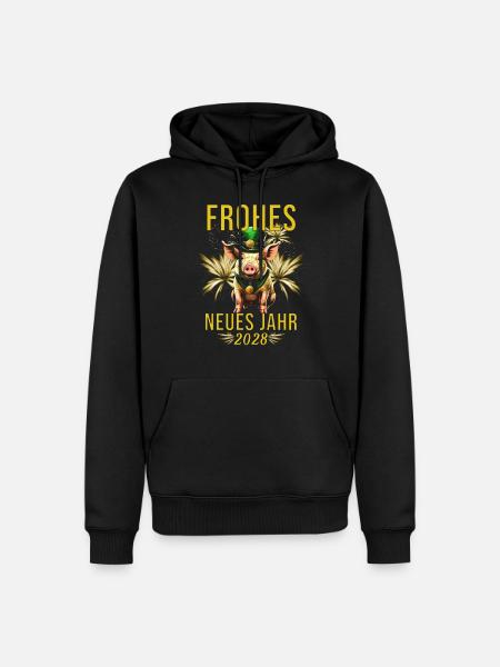 Happy New Year 2028 - Men’s Premium Organic Hoodie - black