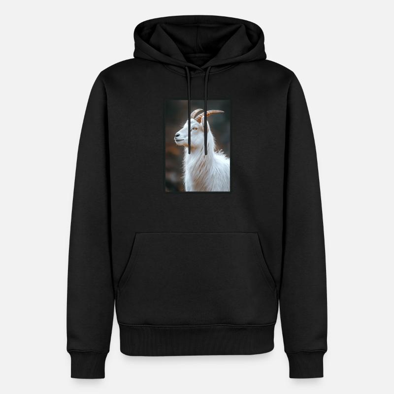 Chèvres chèvre - Sweat à capuche Premium bio Homme - noir