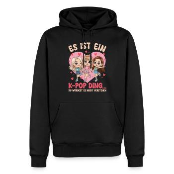 K-Pop Koreanischer Musik Kpop Fans Kdrama - Männer Premium Bio Hoodie - Schwarz - Vorne - Nico (187cm)