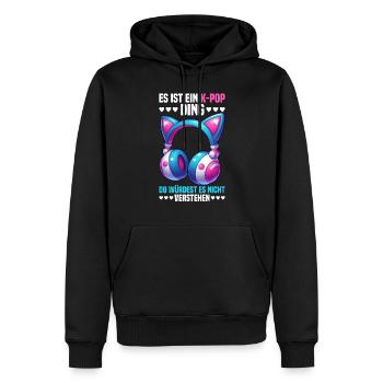 K-Pop Koreanischer Musik Kpop Fans Kdrama - Männer Premium Bio Hoodie - Schwarz - Vorne - Nico (187cm)